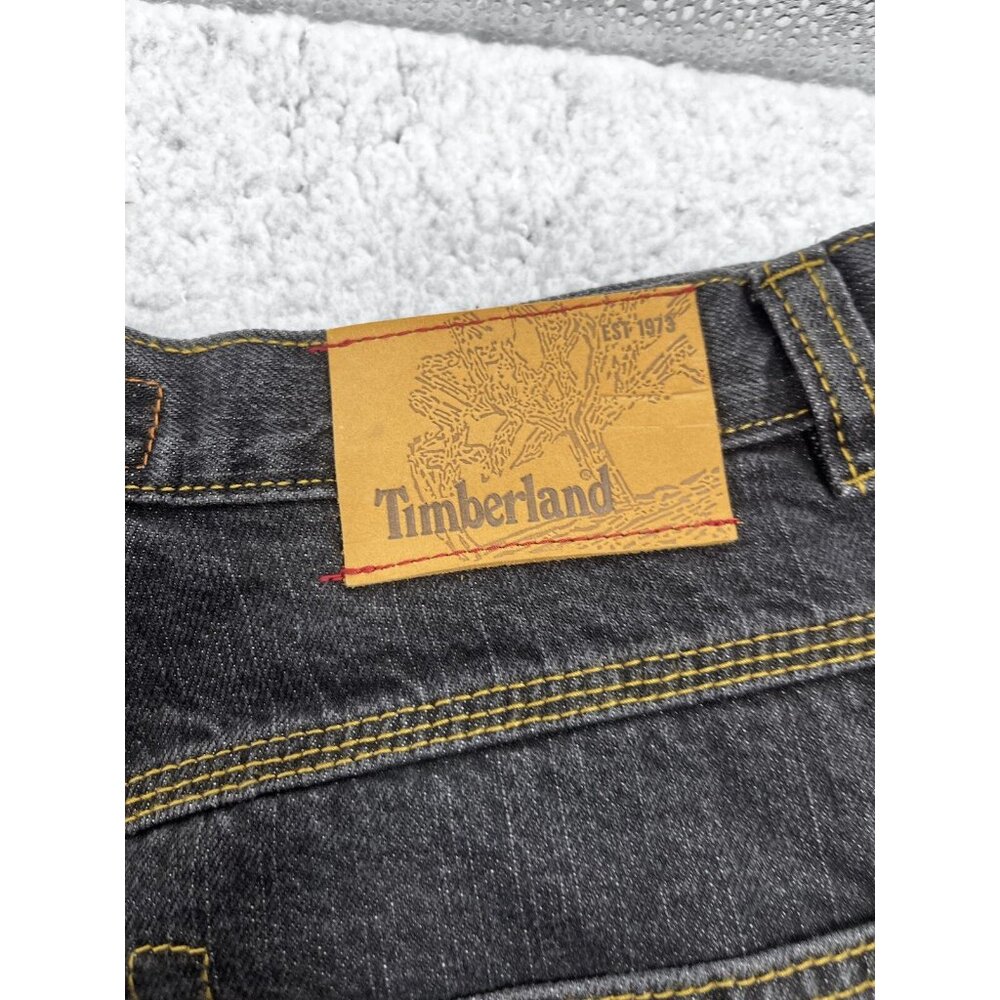 Timberland Jeans Big Boys 20 Relaxed Fit Black Dark Wash Denim High Rise NWT - Picture 11 of 14